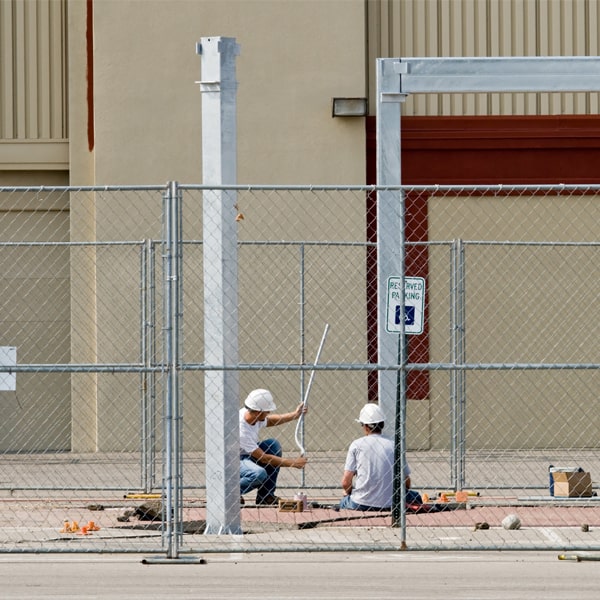 how much time can i rent the temporary fence for my building site or event in Mc Dowell